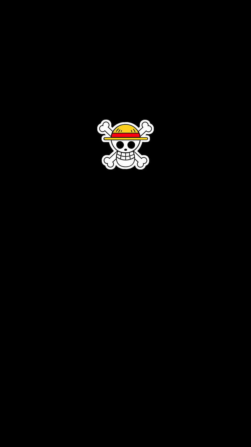 One Piece Jolly Roger, amoled one piece HD phone wallpaper