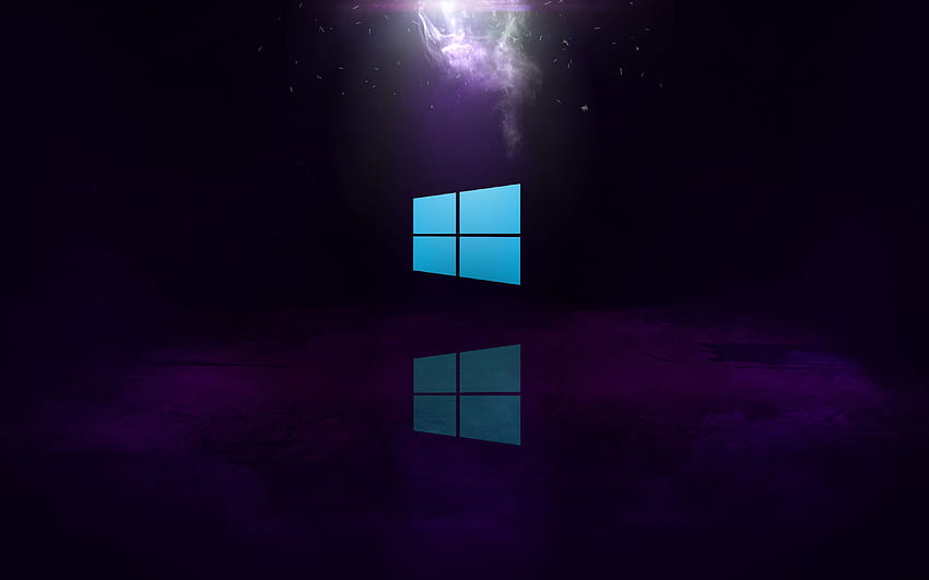 Windows 10, purple background, Windows logo, Microsoft with resolution 3840x2400. High Quality HD wallpaper