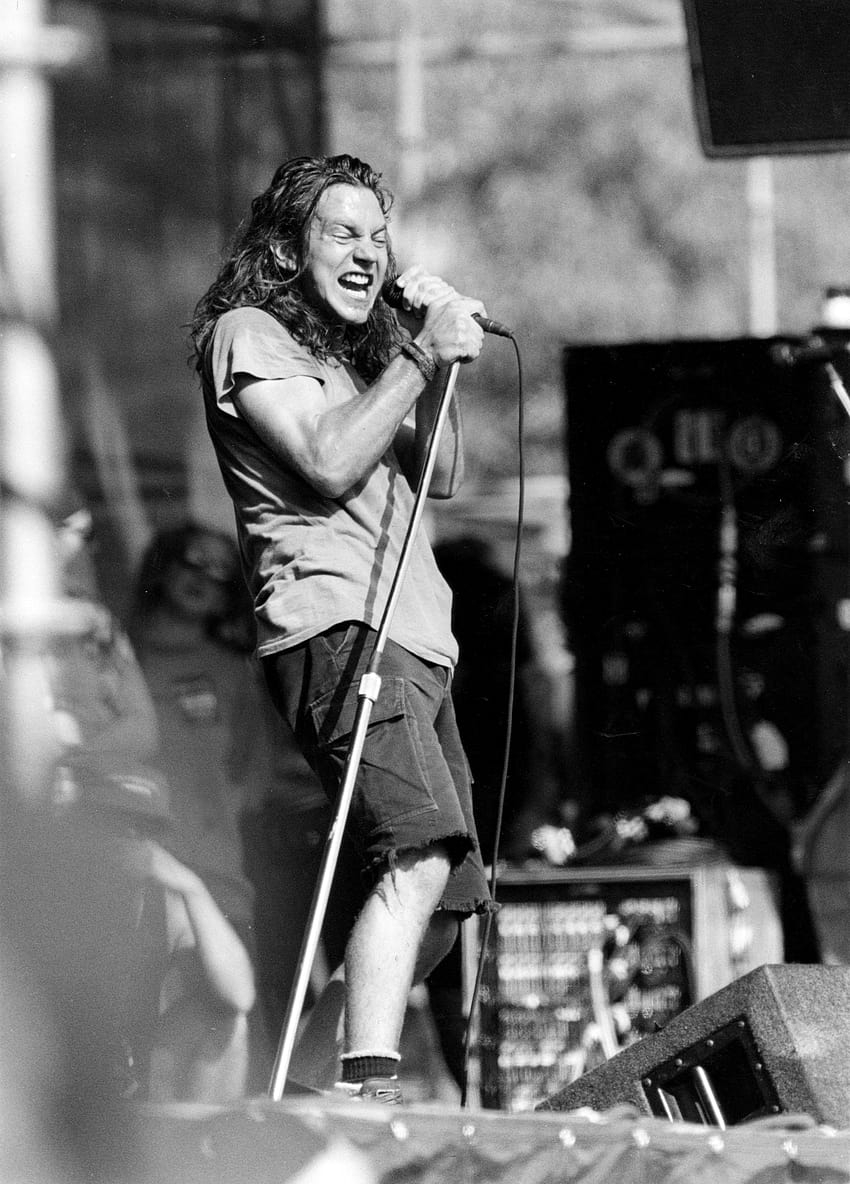 Musik Pearl Jam Graustufen 2154 x 3000 Hohe Qualität HD-Handy-Hintergrundbild
