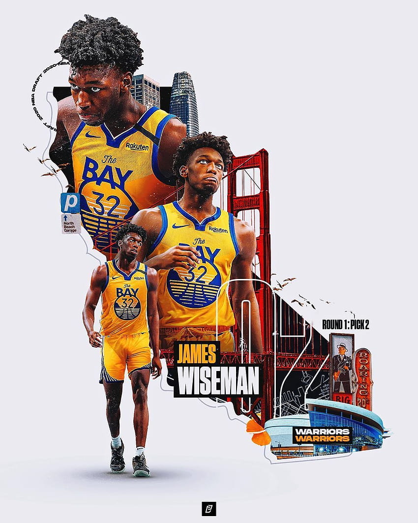 Enrique Castellano on Instagram: “With the second pick in the 2020 NBA Draft, the… in 2020, james wiseman HD phone wallpaper