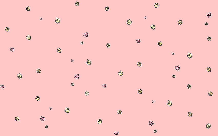 Heartstopper Flowers and Leaves HD wallpaper