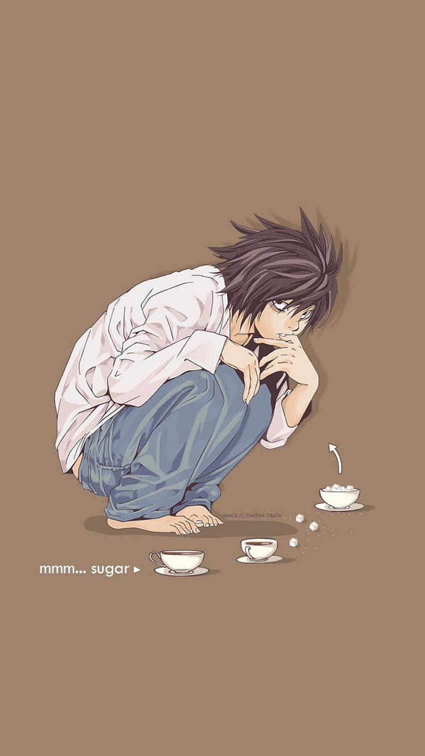 L From Death Note , Anime, Lawliet L • For You For & Mobile HD phone wallpaper