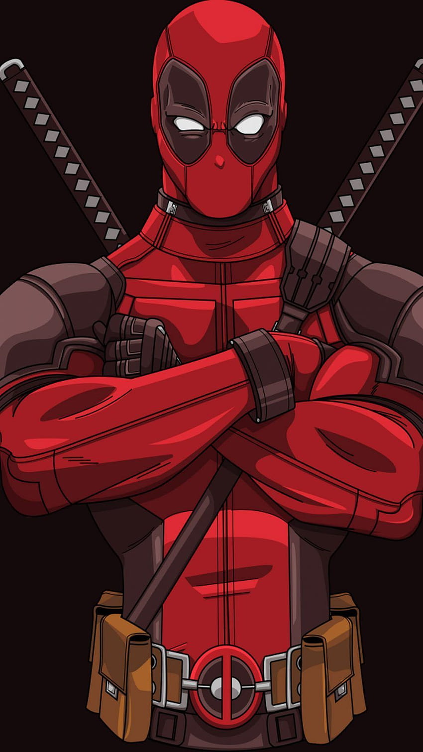 Deadpool 2 Artwork Minimal Ultra Mobile, animated deadpool HD ...