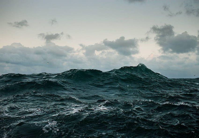 Ocean, dark sea HD wallpaper
