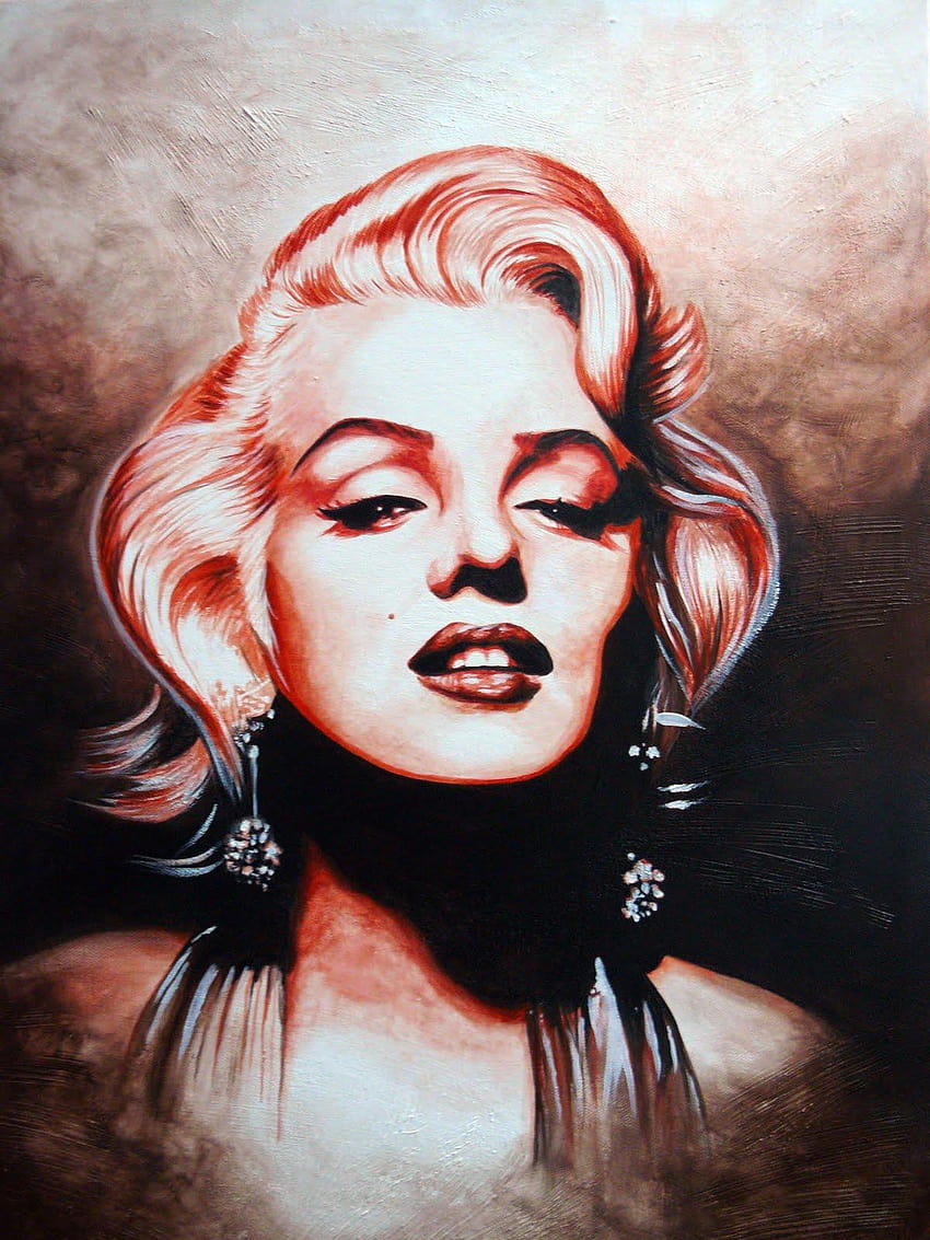Marilyn Monroe artystyczna Tapeta na telefon HD