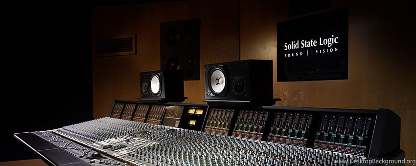 2560x1024 Rekaman Suara, Studio, Peralatan ... Latar belakang, studio suara Wallpaper HD