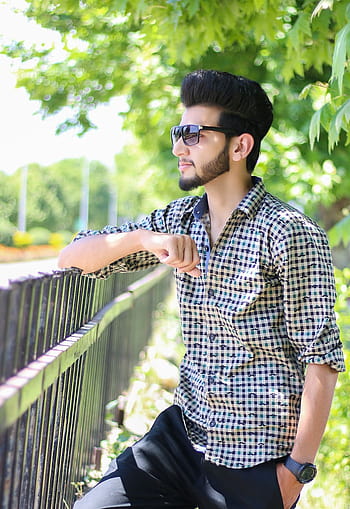Portrait Of Young Stylish Indian Man Model Pose In Street. Stock Photo,  Picture and Royalty Free Image. Image 158417058.