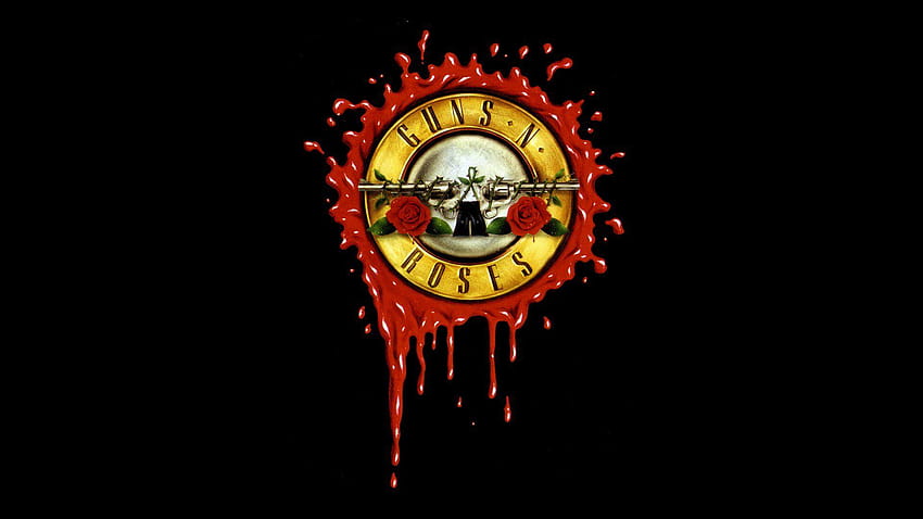 36 Guns N' Roses, pistolas y rosas fondo de pantalla