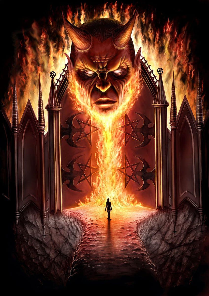 Gates of Hell by AndrewDobell, the gates of hell HD phone wallpaper