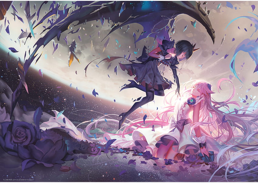 Starlight/Airi/Dark Pretty Cure and Moonlight/Yuri, cure moonlight HD wallpaper