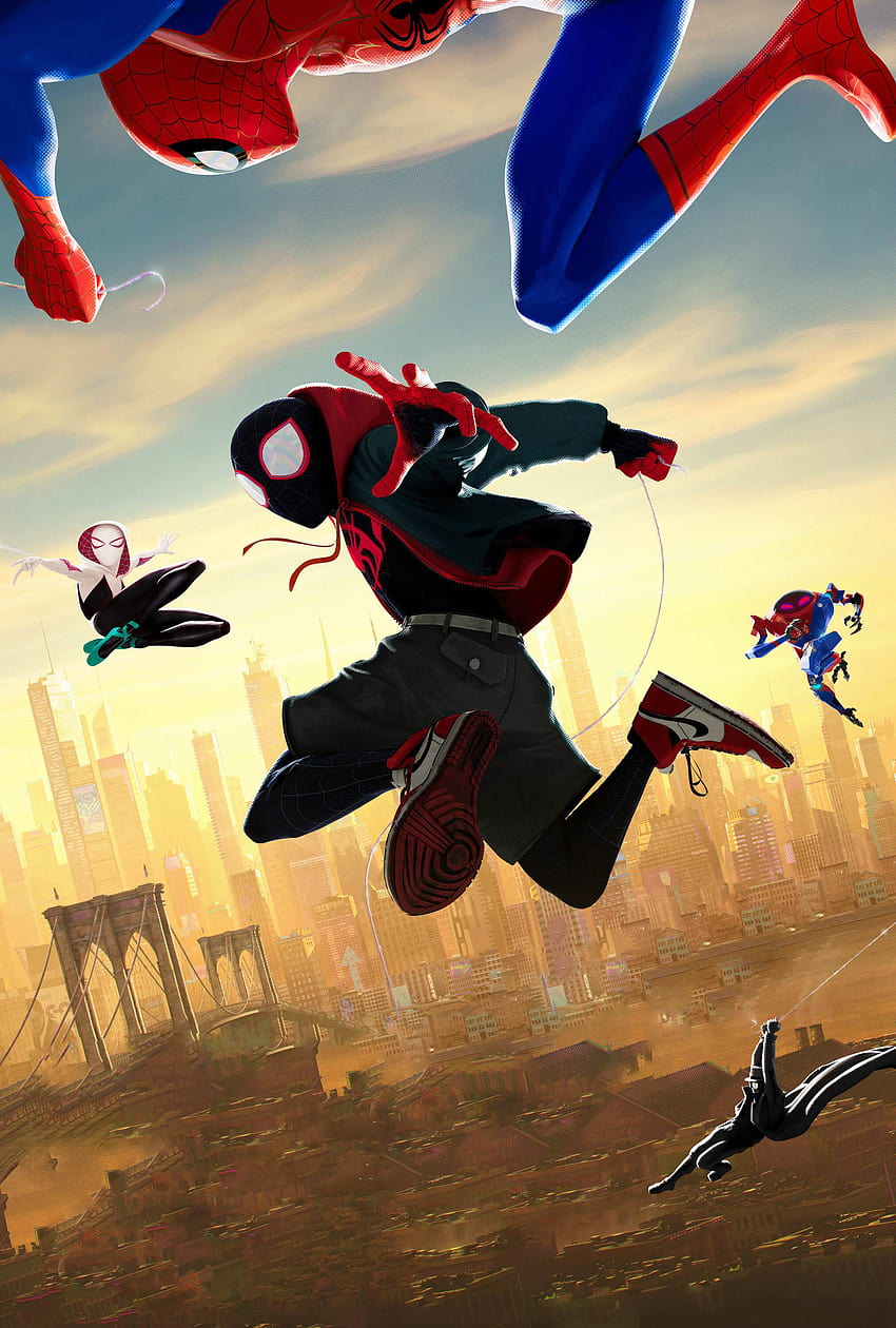 The Spider Verse Iphone Xr list, into the spider verse iphone HD phone wallpaper