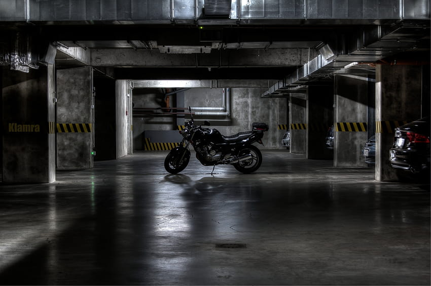 Yamaha Poland Parking Garage Katowice Motorcycle Vehicle HD wallpaper