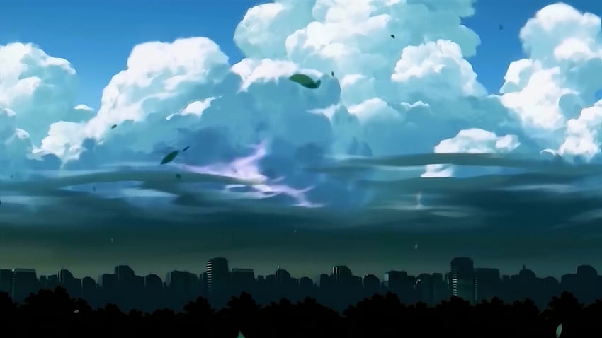 HD wallpaper anime sky blue grass plant nature cloud  sky  environment  Wallpaper Flare
