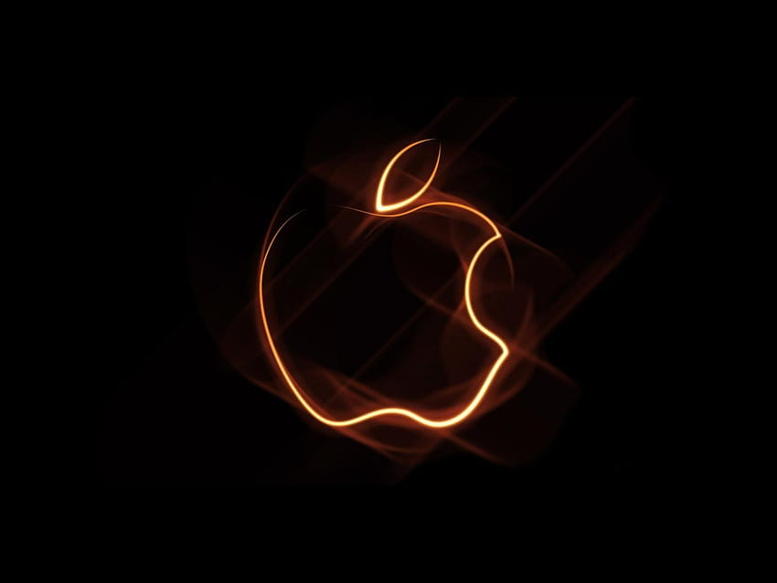Pomysły na logo Apple Best Of Fire Logo Apple – projekt ściany, płonące logo Tapeta HD