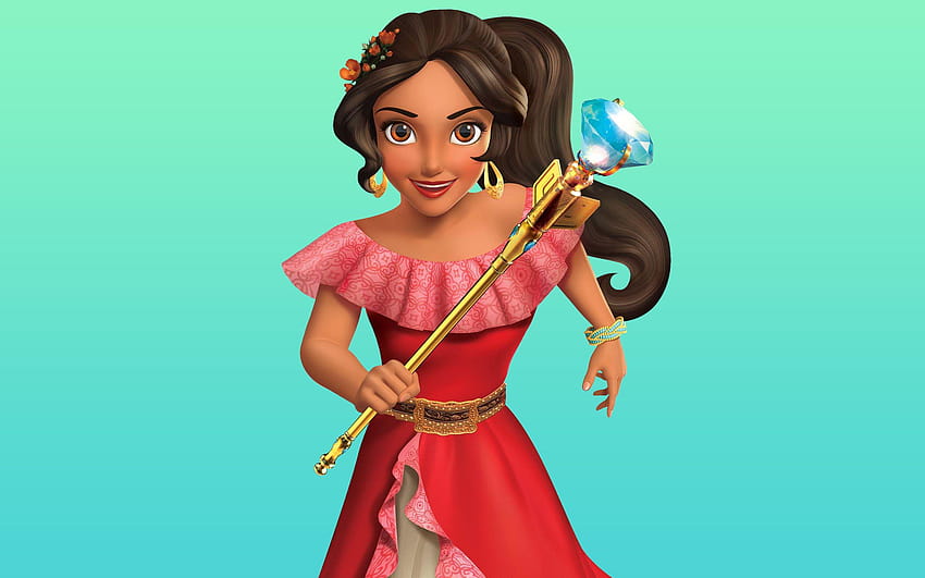 Elena of Avalor: Big with main characters HD wallpaper