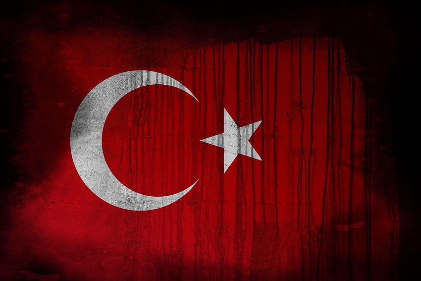 13 Bandera de Turquía, bandera de Turquía fondo de pantalla