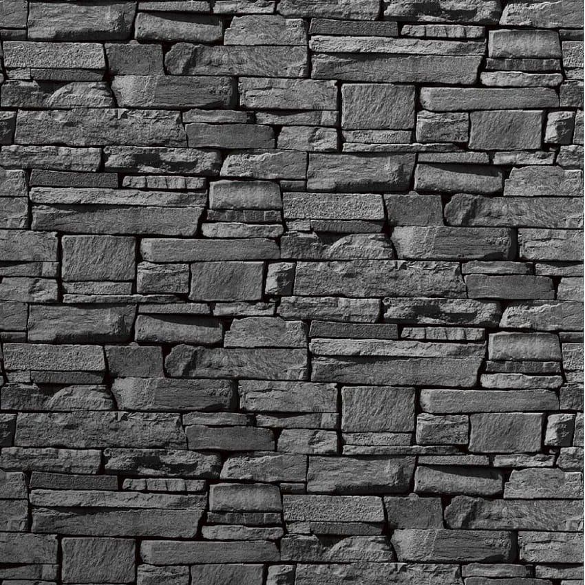 Home Grandeco Grandeco Dax Dry Stone Wall Slate [1000x1000] for your , Mobile & Tablet, stonewall HD phone wallpaper