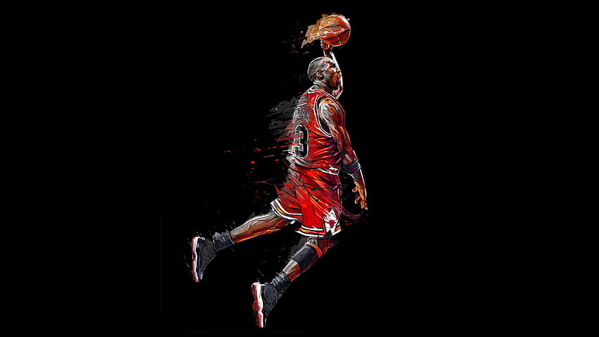 Joueur de basket-ball Chicago Bulls Michael Jordan, joueurs de la nba Fond d'écran HD