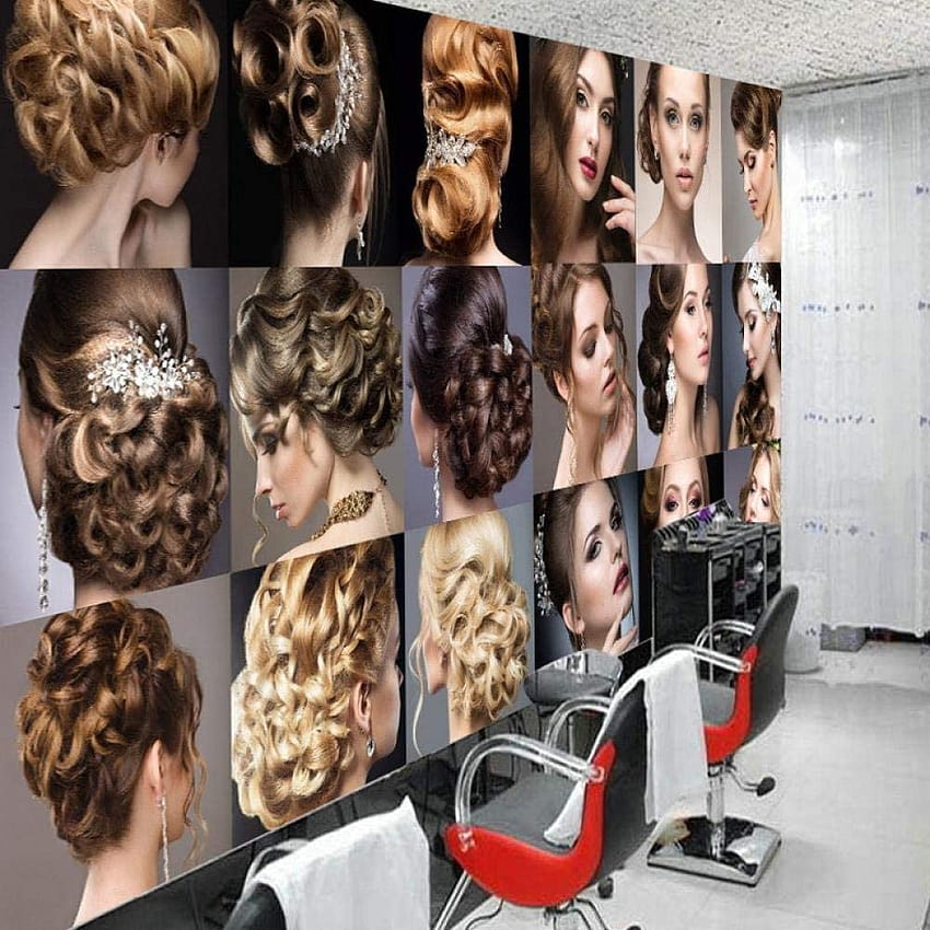 Wanghan 3D personnalisé mode Salon de beauté conception arrière-plans décoration murale salon de coiffure Fond d'écran de téléphone HD