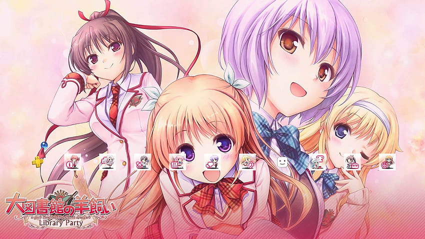 Make Your PS4 Cuter with This A Good Librarian Like a Good, anime ps4 purple HD wallpaper