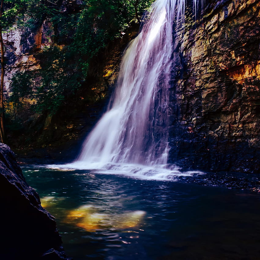 2048x2048 Waterfall Scenery Ipad Air HD phone wallpaper | Pxfuel