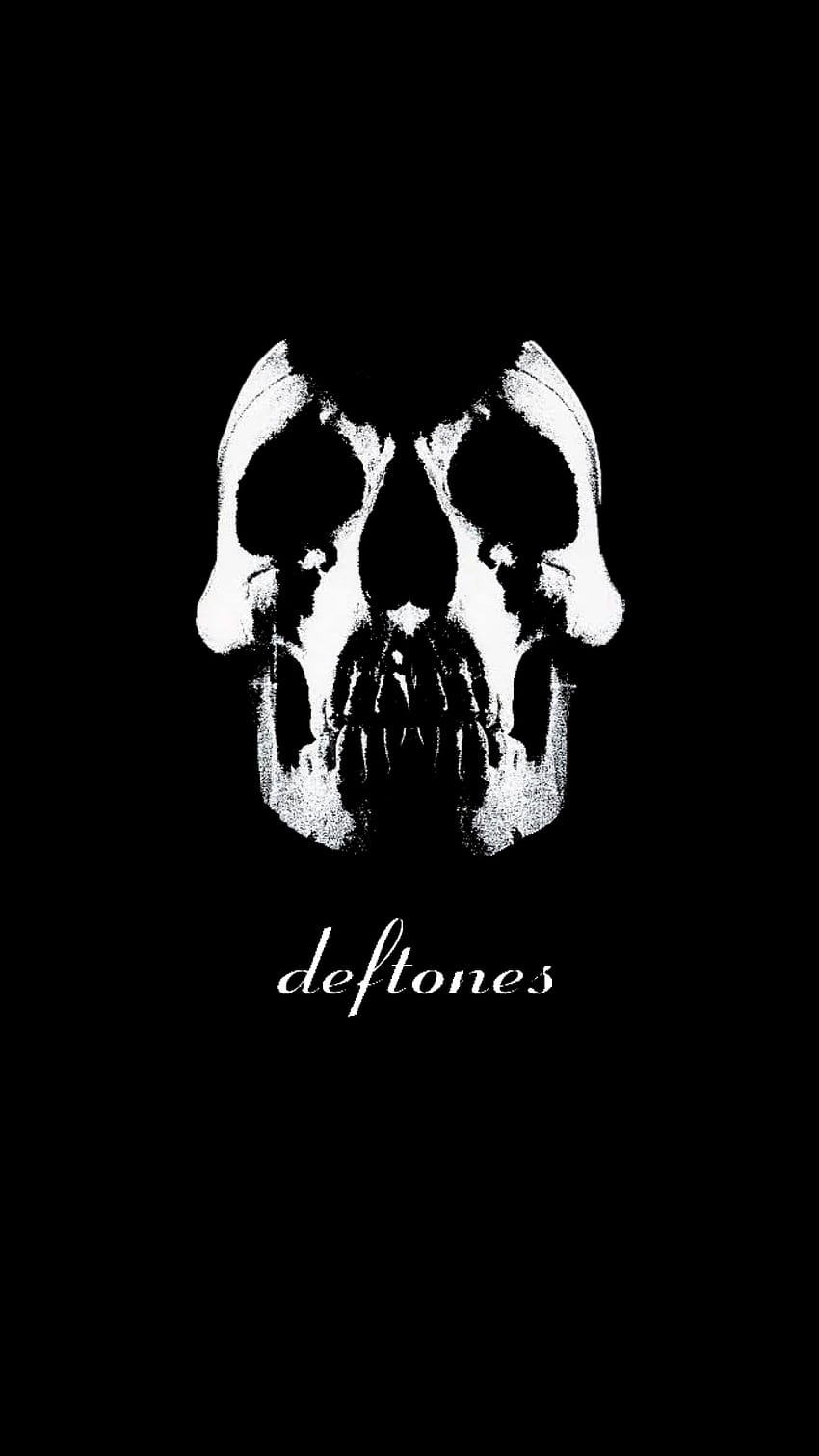 Deftones Skull Phone, czaszka na telefon Tapeta na telefon HD