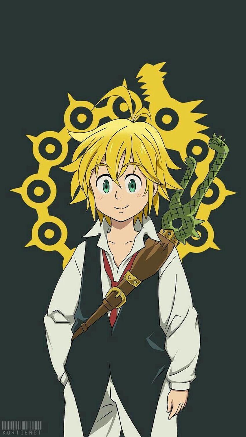 WACKY ARTISTRY on Seven Deadly Sins, meliodas kawaii android HD phone wallpaper