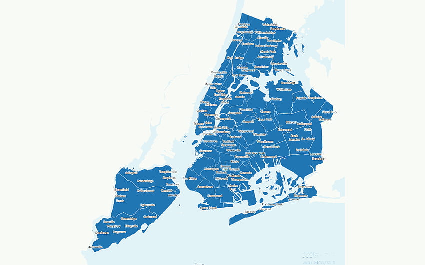 Peta New York City, peta NYC, AS, peta wilayah New York, peta Boroughs of New York City, peta kota-kota Amerika, peta kota-kota AS, New York untuk Wallpaper HD