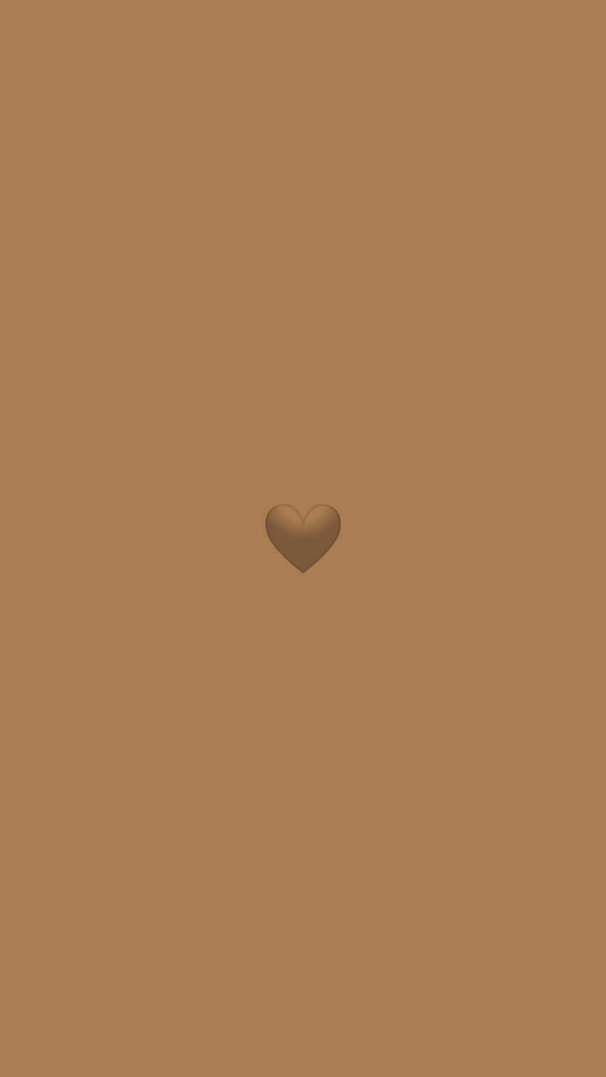 Brown Heart EnJpg [1288x2289] per il tuo, cellulare e tablet, estetica dei cuori marroni Sfondo del telefono HD