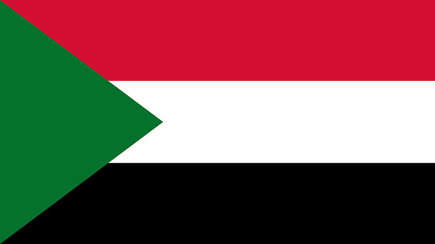 Sudan-Flagge U HD-Hintergrundbild