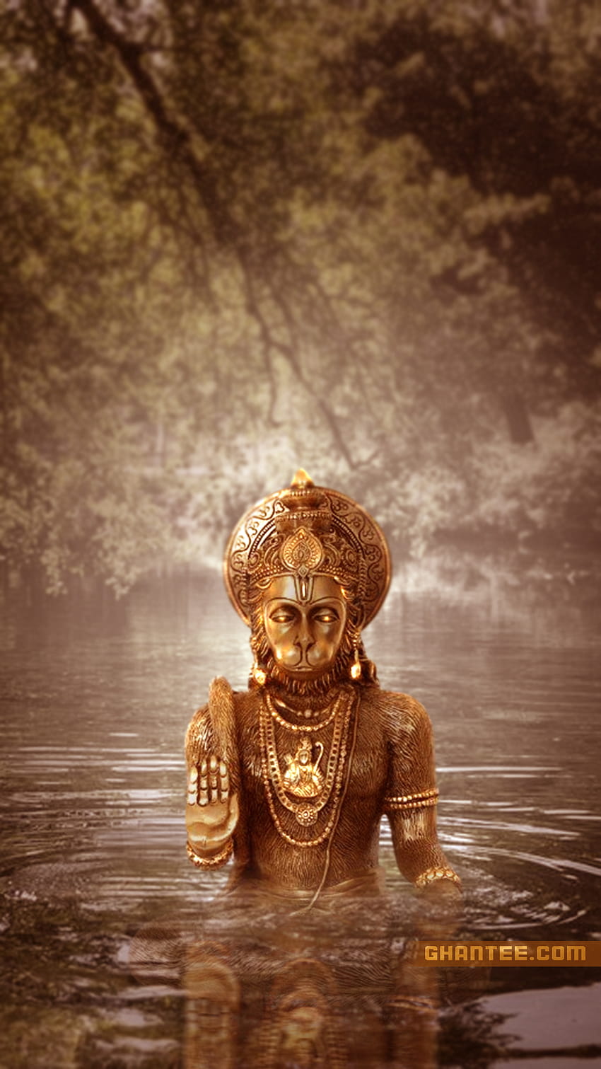 tanrı hanuman telefonu – Ghantee, hanuman heykeli HD telefon duvar kağıdı