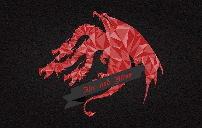 red, dragon, A Song of Ice and Fire, Game of Thrones, house of targaryen HD wallpaper