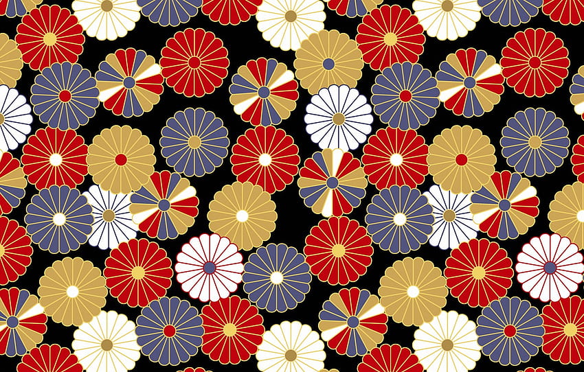 무늬, 질감, 일본식, 단면 текстуры, 일본풍 무늬 HD 월페이퍼