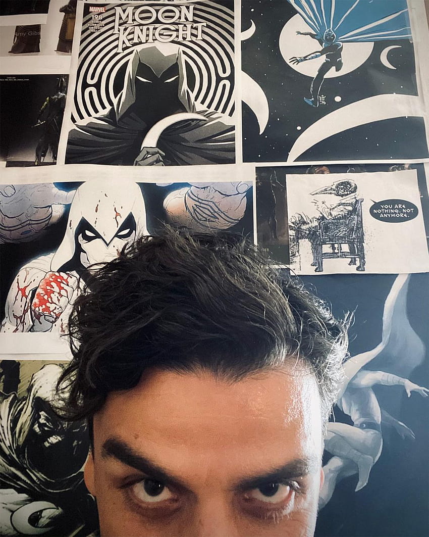 Oscar Isaac posts Marvel Moon Knight selfie, moon knight oscar isaac HD phone wallpaper
