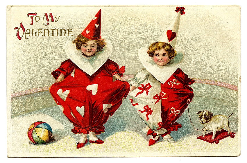 Vintage Valentine Days, valentines day retro HD wallpaper
