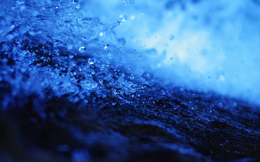 Water sea water drops macro splashes, ocean water droplets HD wallpaper