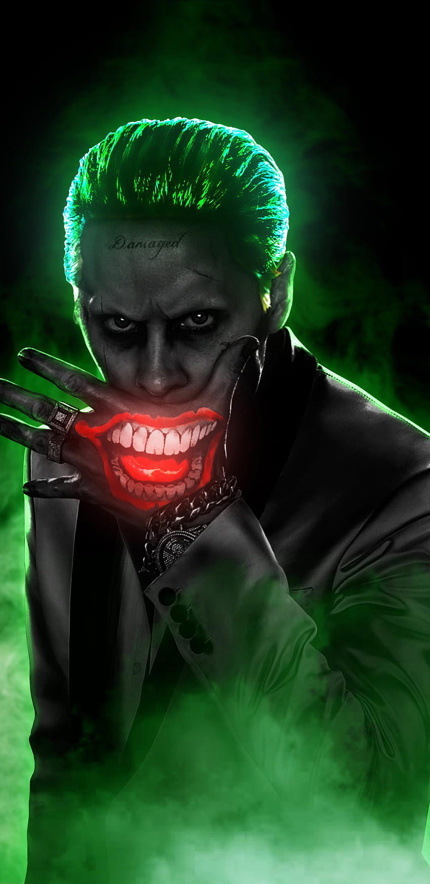 Jared Leto Joker, ponsel joker wallpaper ponsel HD