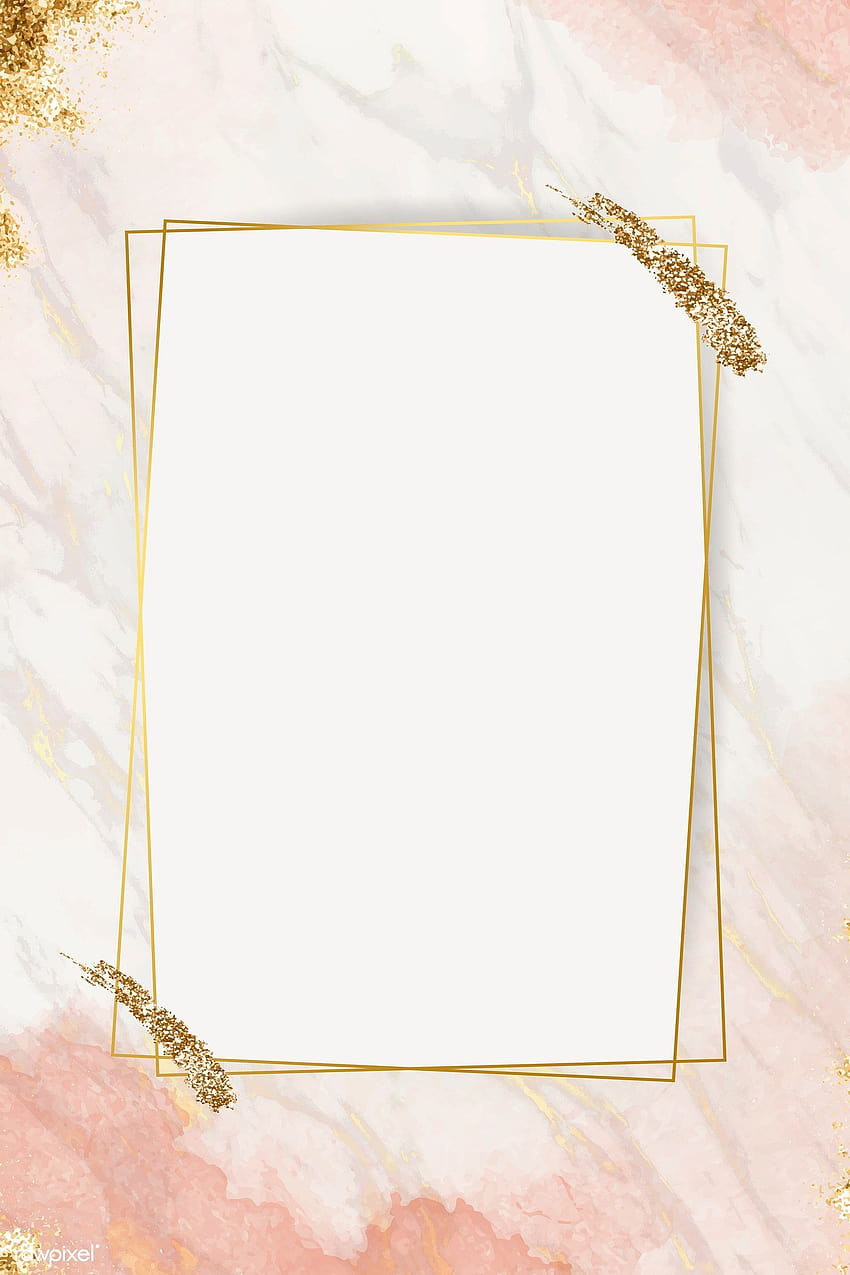 premium vector of Shimmering golden frame design vector 1212064, gold frame HD phone wallpaper