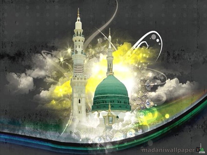 um Digital Masjid Al Nabawi auf Ihrem [1024x768] für Ihr Mobiltelefon, Ihr Tablet und Ihr Mobiltelefon einzustellen HD-Hintergrundbild