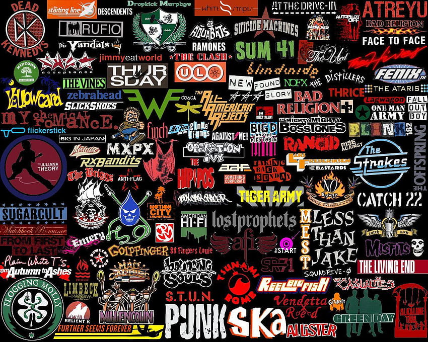 La tua band punk preferita di FoolInBack, logo della band metal Sfondo HD