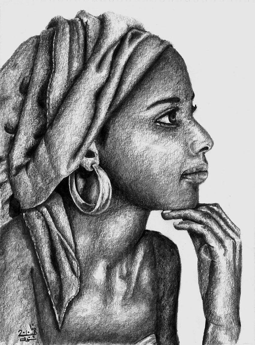 arte do povo africano, pinturas de mulheres africanas Papel de parede de celular HD