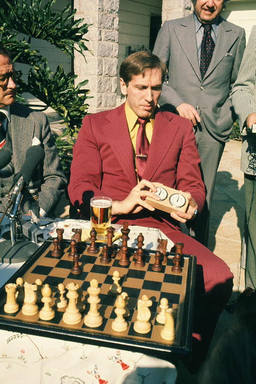 The Queen's Gambit: poznaj prawdziwą Beth Harmon… Bobby Fischer Tapeta na telefon HD