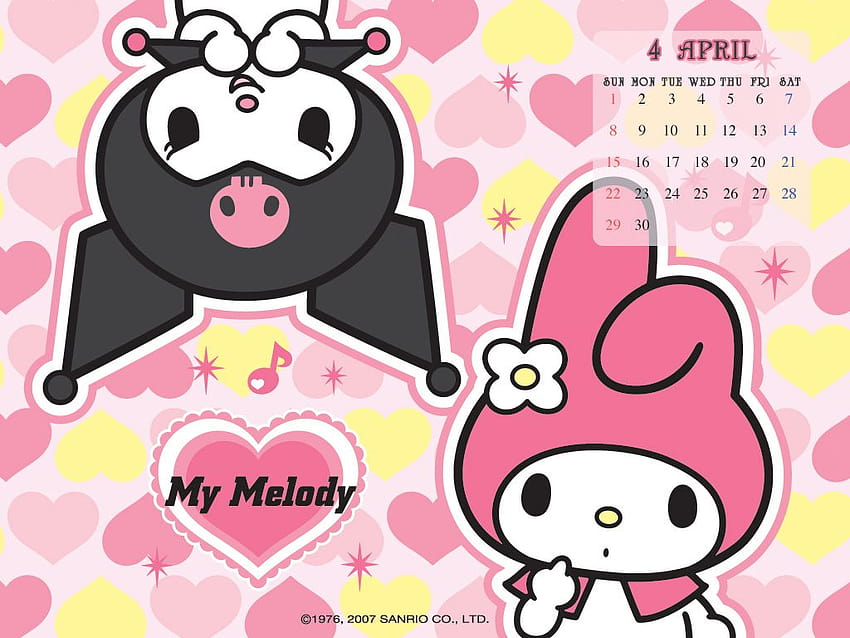 My Melody Kuromi, Ästhetik meines Melodie-PCs HD-Hintergrundbild
