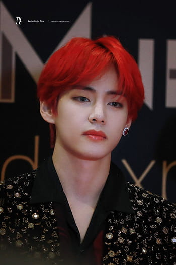Bts v red hair HD wallpapers | Pxfuel