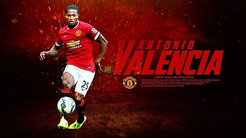 Antonio Valencia Manchester United Soccer, an art print by ArtStudio 93 -  INPRNT