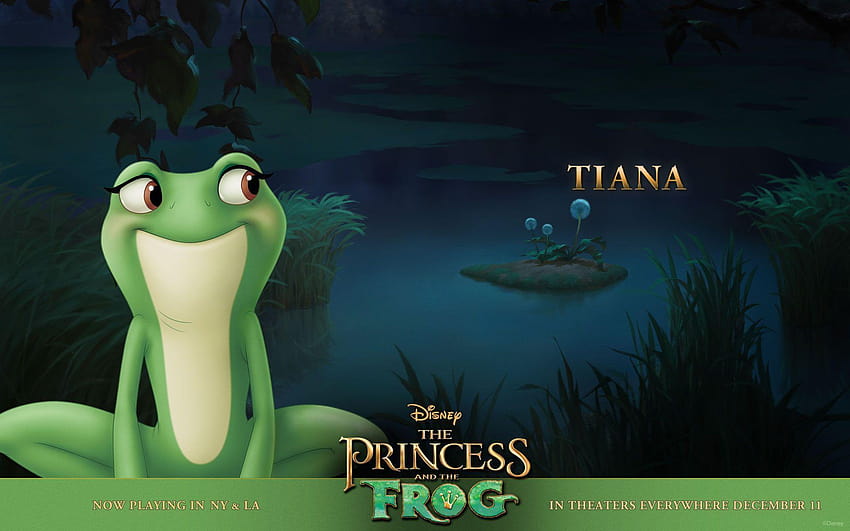 Disney Prensesi ve Kurbağa'dan Bayou'daki Tiana HD duvar kağıdı