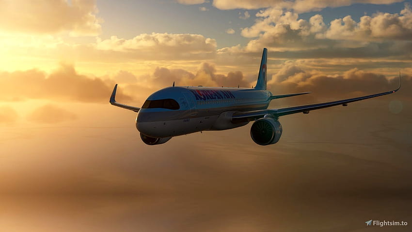 A32NX] 대한항공 울트라 » 마이크로소프트 플라이트 시뮬레이터 HD 월페이퍼