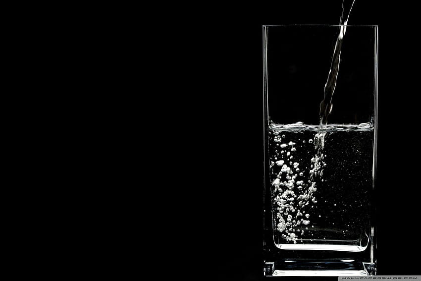 Glass Of Water Half Full ❤ for • Tablet, mobile background glass effect HD wallpaper