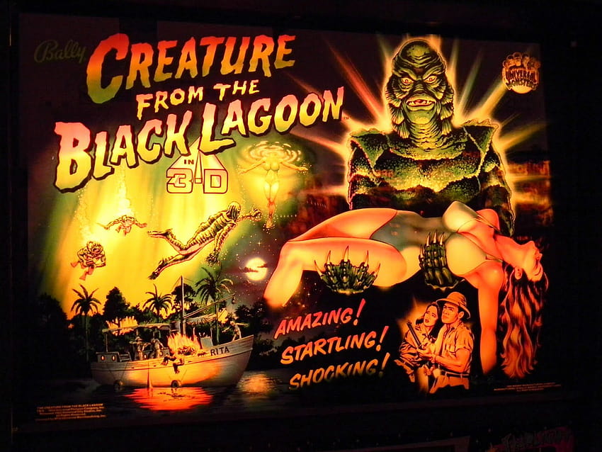Radować się! Pinball Arcade zachowuje „Creature from the Black Lagoon” cyfrowo! Tapeta HD