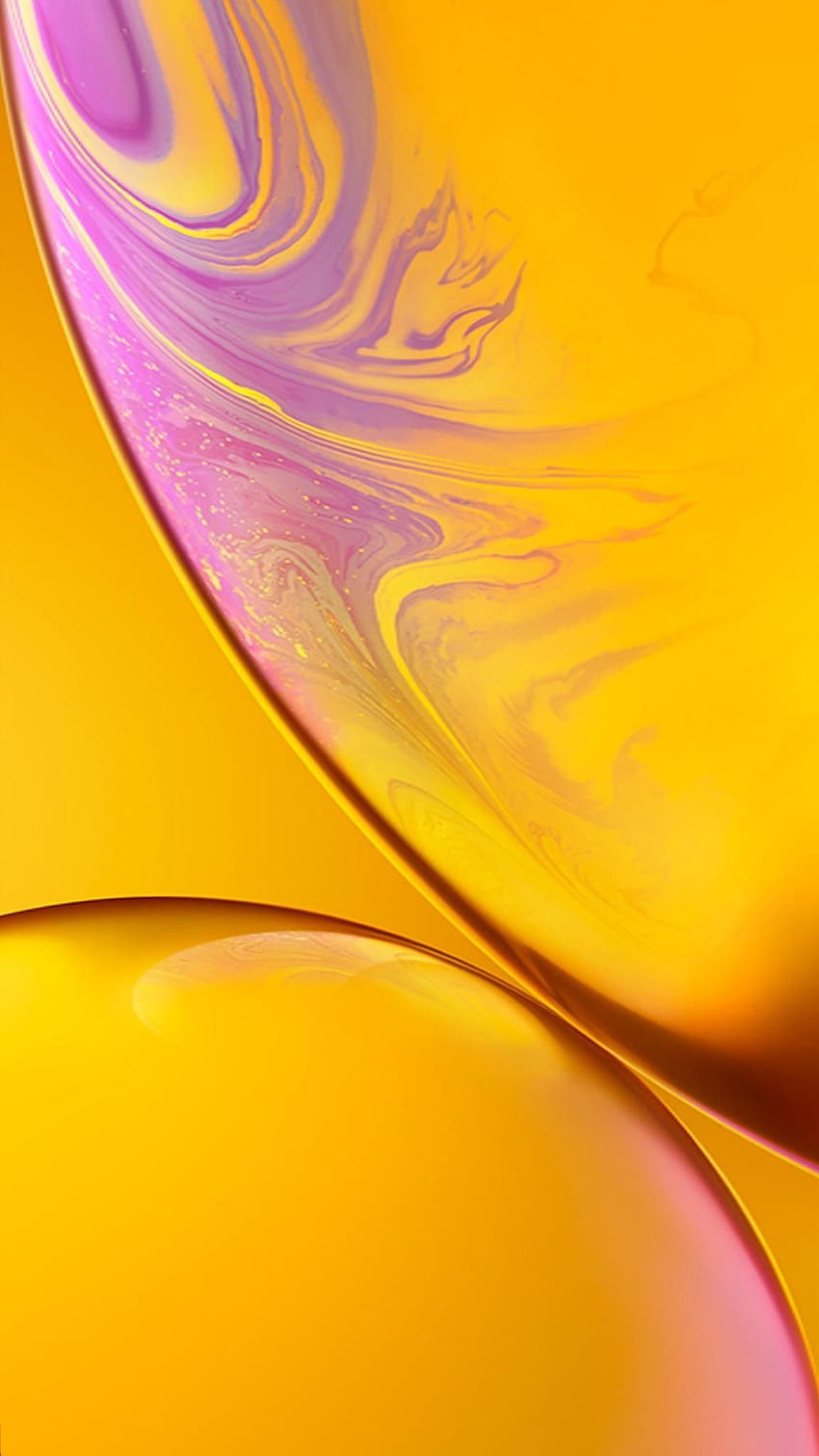 iPhone XR Kuning wallpaper ponsel HD